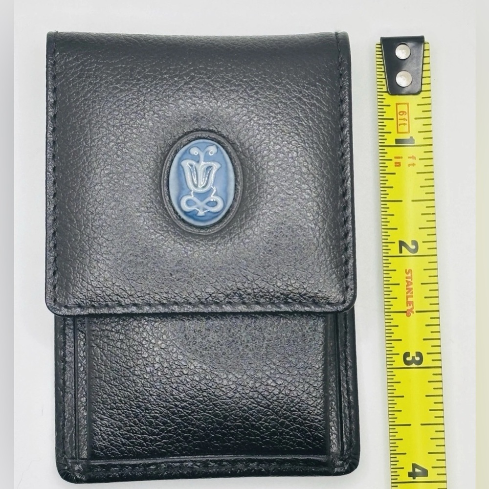 Vtg. Lladro Society Collector Leather Coin Purse & Key Chain W/ Dust Cover~New - Picture 8 of 9